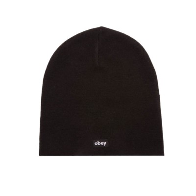 OBEY LABEL BEANIE (100030217 BLK)