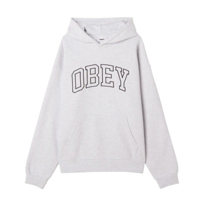 OBEY COLLEGIATE EXTRA HEAVY HOOD II FLEECE (112470227 AGRY)