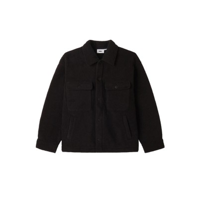 OBEY THOMPSON SHIRT JACKET (121160059 BLK)