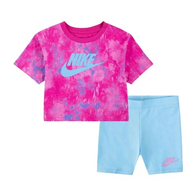 Nike BOXY TEE & BIKE SHORT (16L658-BJB)