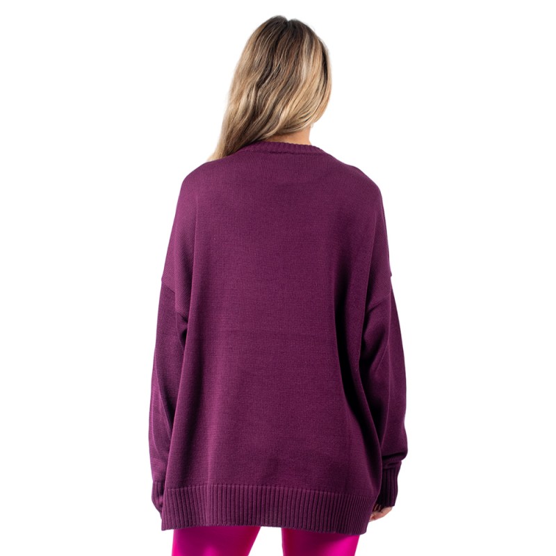 PCP Knitwear Unisex ΜΠΛΟΥΖΑ ΠΛΕΚΤΗ (2024W210000 Aubergine)