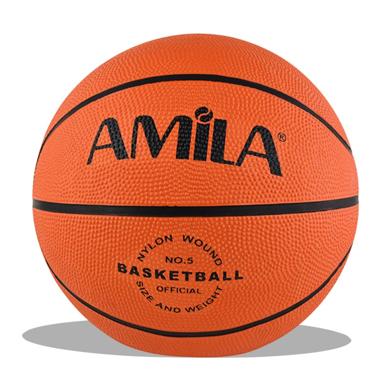 ΜΠΑΛΑ BASKET ΑΜΙΛΑ #5 RUBBER RB510 (41505)