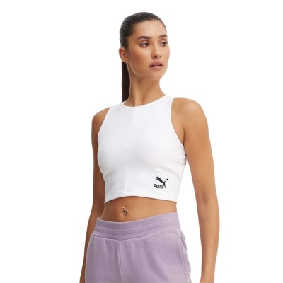 Puma CLASSICS Ribbed Crop Top (626625 02)