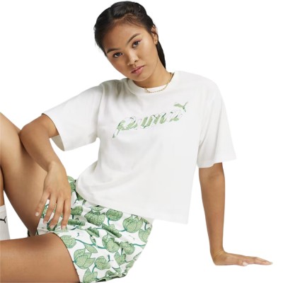 Puma ESS+ BLOSSOM Short Graphic Tee (680432 02)