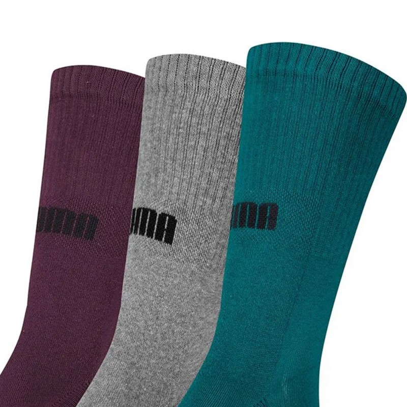 Puma UNISEX MESH LOGO CREW SOCK 3P (701228111 002)