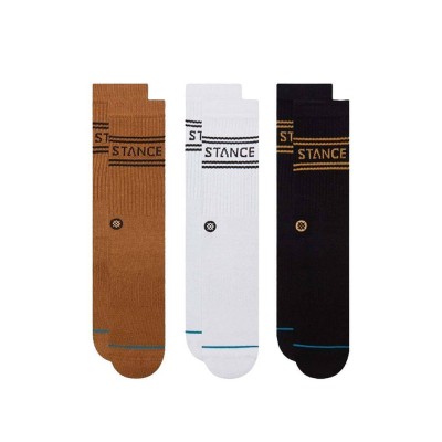 STANCE BASIC 3 PACK CREW (A556D20SRO GOLD)