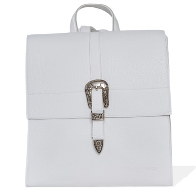 Elena Athanasiou Belt Up Backpack (EA-137 White)