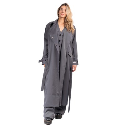 4Tailors Sherlock Long Overcoat (FW24-061 GREY)