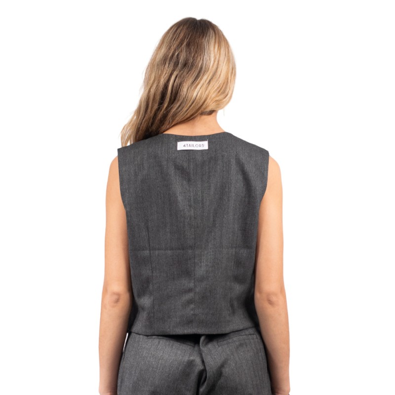 4Tailors In Motion Vest (FW24-185 GREY)