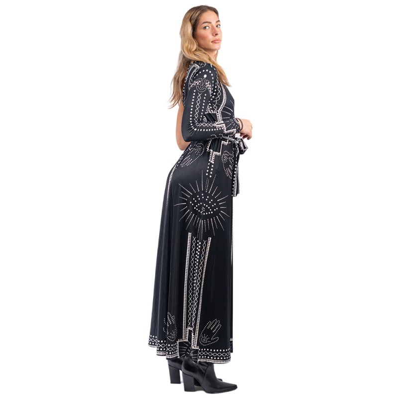 Peace and Chaos PROPHECY ONE SHOULDER LONG DRESS (W24906 TYPOS)