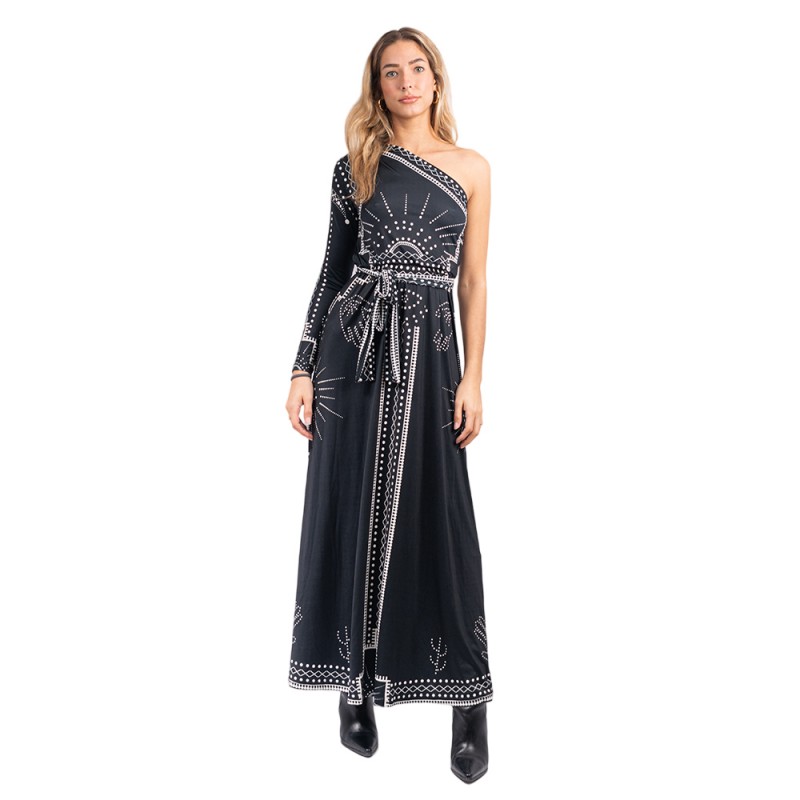 Peace and Chaos PROPHECY ONE SHOULDER LONG DRESS (W24906 TYPOS)