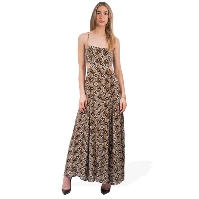 Superdry D2 STUD SHEERED BACK MAXI DRESS ΦΟΡΕΜΑ ΓΥΝΑΙΚΕΙΟ (W8011620A 2HF)